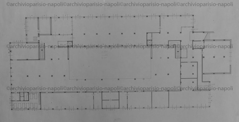 Planimetria piano interrato Istituto di Bagnoli