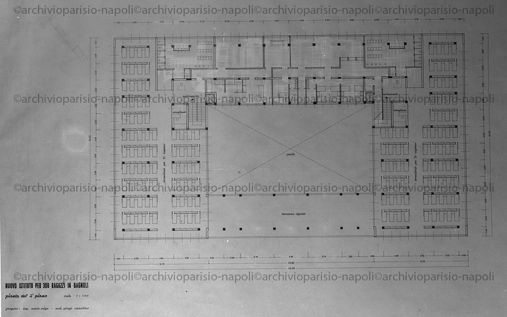 Planimetria piano secondo