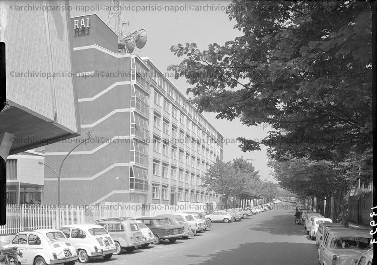 Veduta del Centro di Produzione RAI affacciato su via Guglielmo Marconi