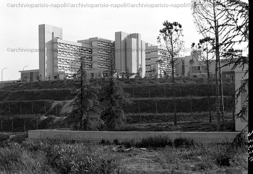 veduta esterna dei padiglioni del Nuovo Policlinico
